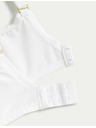 Marks & Spencer Csipkés, merevítős melltartó zsugorodó hatással és Flexifit™ technológiával Marks & Spencer fehér
