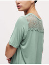 Marks & Spencer Marks & Spencer zöld, pizsama felső csipke részlettel