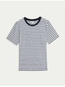 Marks & Spencer Kék-fehér Marks & Spencer női csíkos póló