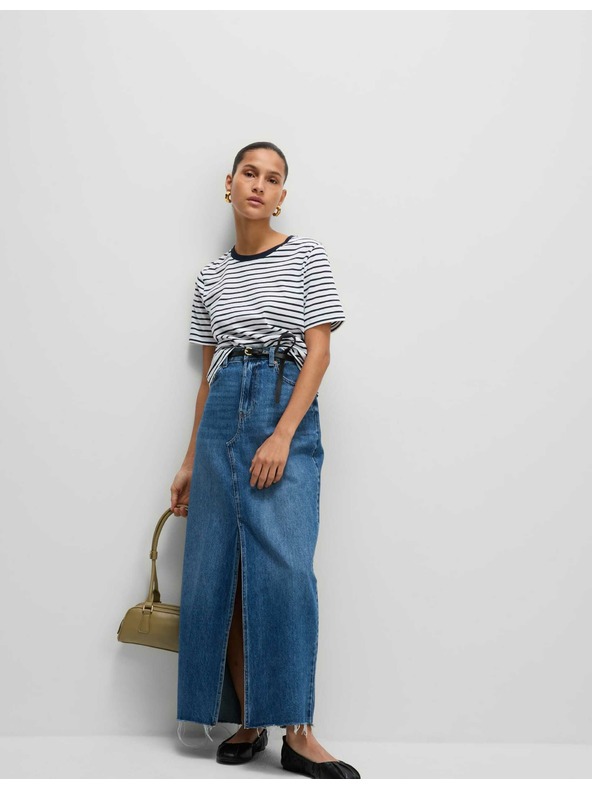 Marks & Spencer Kék-fehér Marks & Spencer női csíkos póló