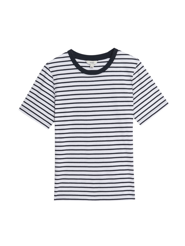 Marks & Spencer Kék-fehér Marks & Spencer női csíkos póló