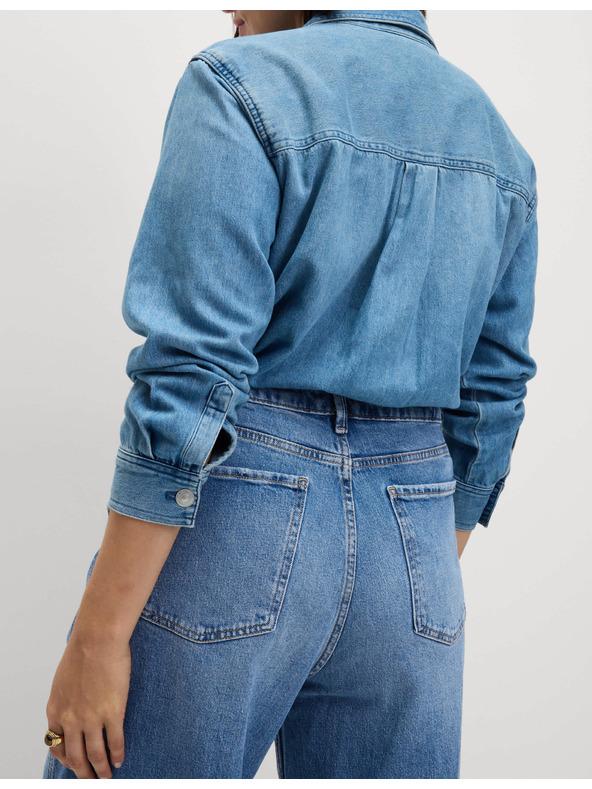 Marks & Spencer Kék Marks & Spencer női boyfriend farmernadrág