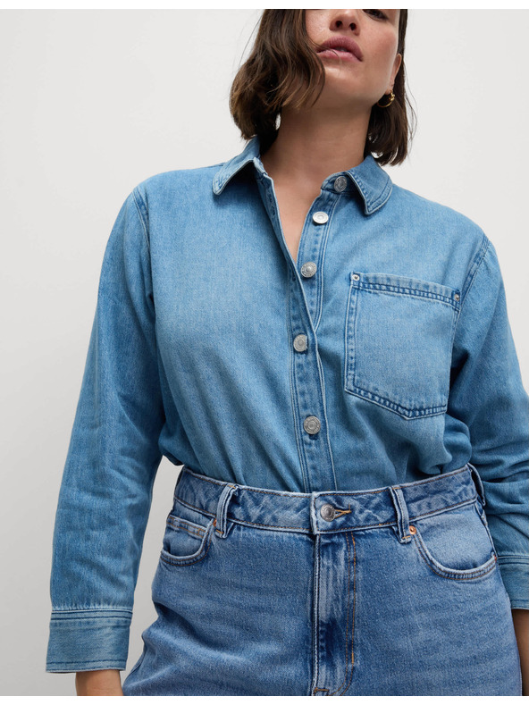 Marks & Spencer Kék Marks & Spencer női boyfriend farmernadrág