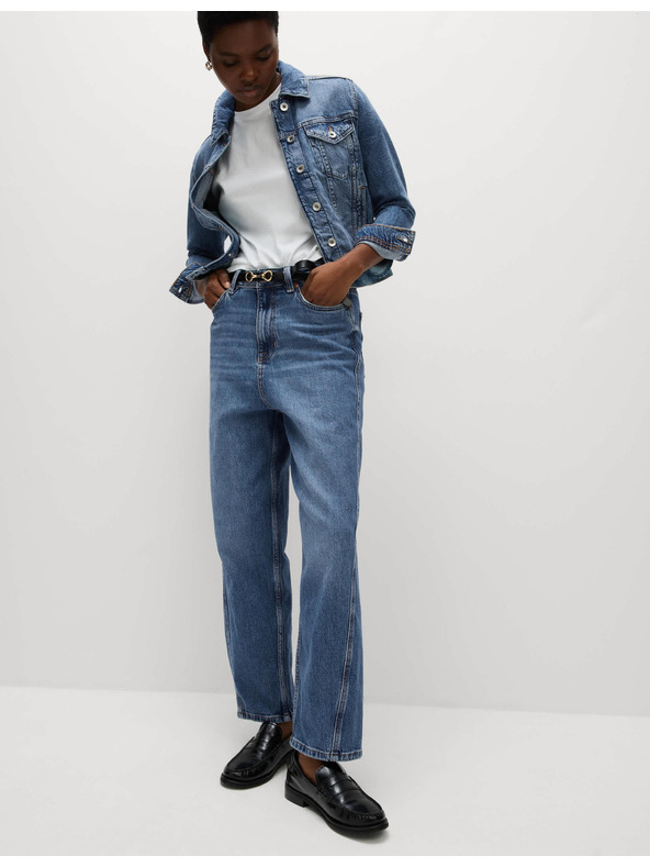 Marks & Spencer Kék Marks & Spencer női boyfriend farmernadrág