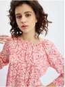 Orsay ORSAY rószaszín-narancssárga virágmintás női blúz
