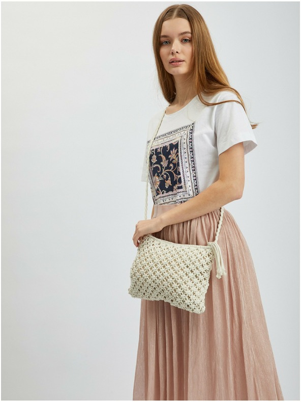 Orsay Krémszínű női crossbody táska ORSAY