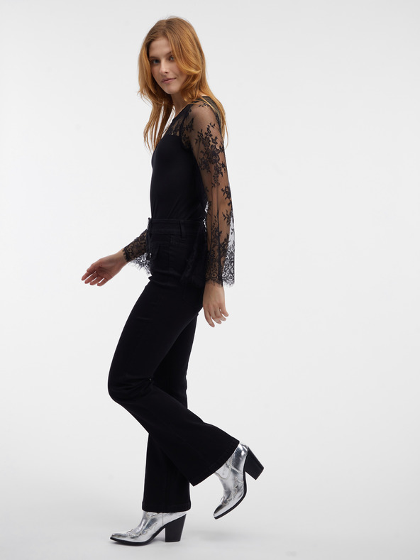 Orsay Fekete ORSAY női csipke body