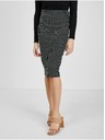 Orsay ORSAY fekete-fehér mintás női szoknya