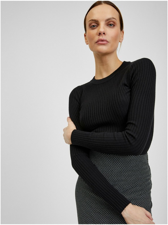 Orsay ORSAY fekete-fehér mintás női szoknya