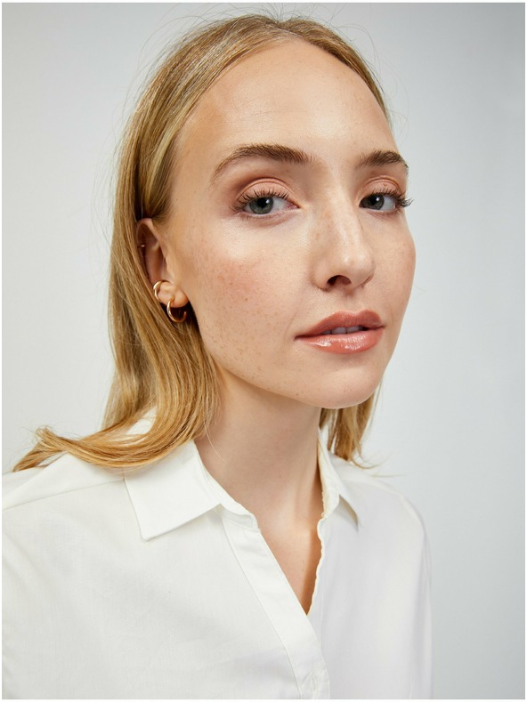 Orsay Krémszínű rövid ujjú ing ORSAY