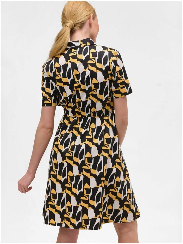 Orsay Sárga-fekete mintás ingruha ORSAY