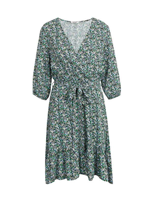 Orsay ORSAY zöld mintás női ruha megkötős övvel