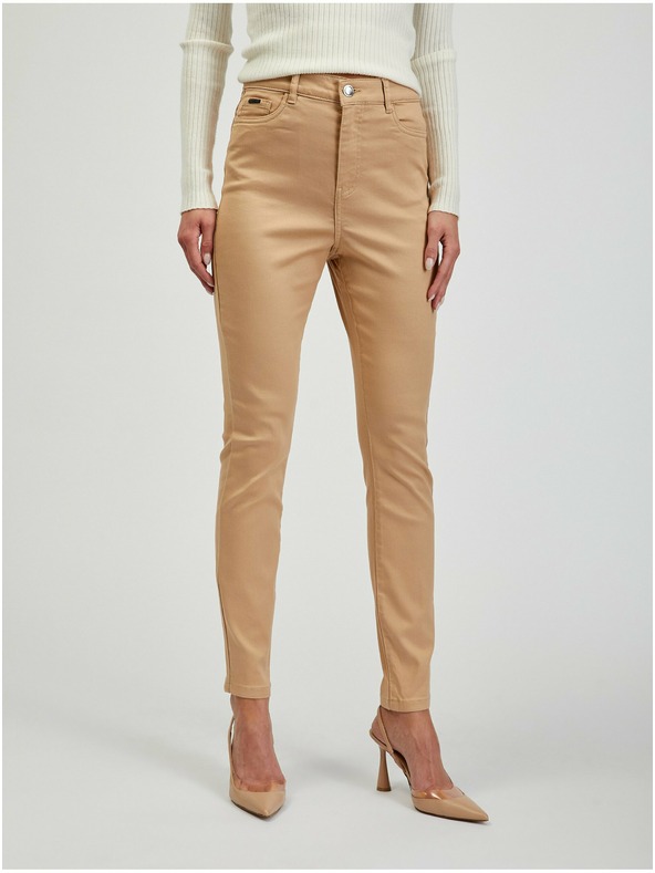 Orsay ORSAY Paul bézs színű skinny fit női nadrág