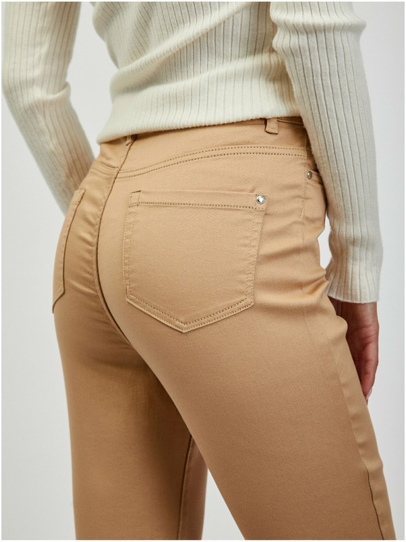 Orsay ORSAY Paul bézs színű skinny fit női nadrág