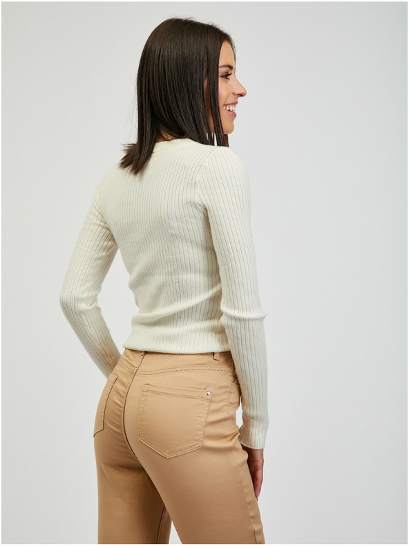 Orsay ORSAY Paul bézs színű skinny fit női nadrág