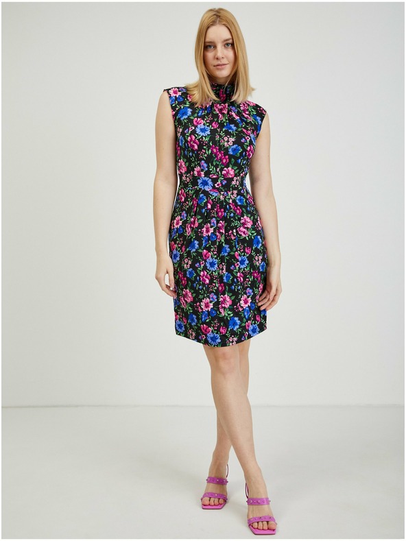 Orsay ORSAY fekete virágmintás női tok ruha