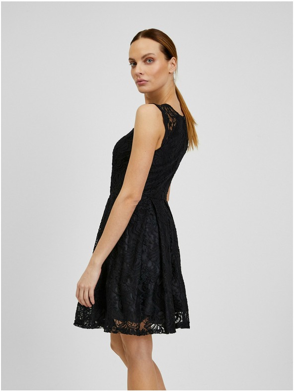 Orsay Fekete csipkés női ruha ORSAY