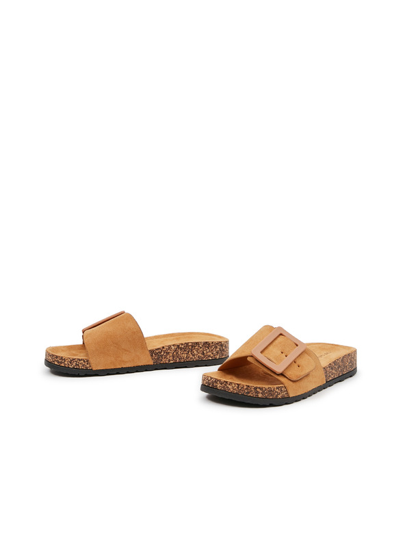 Orsay Barna ORSAY velúr papucs