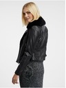 Orsay ORSAY fekete női műszőrme kabát