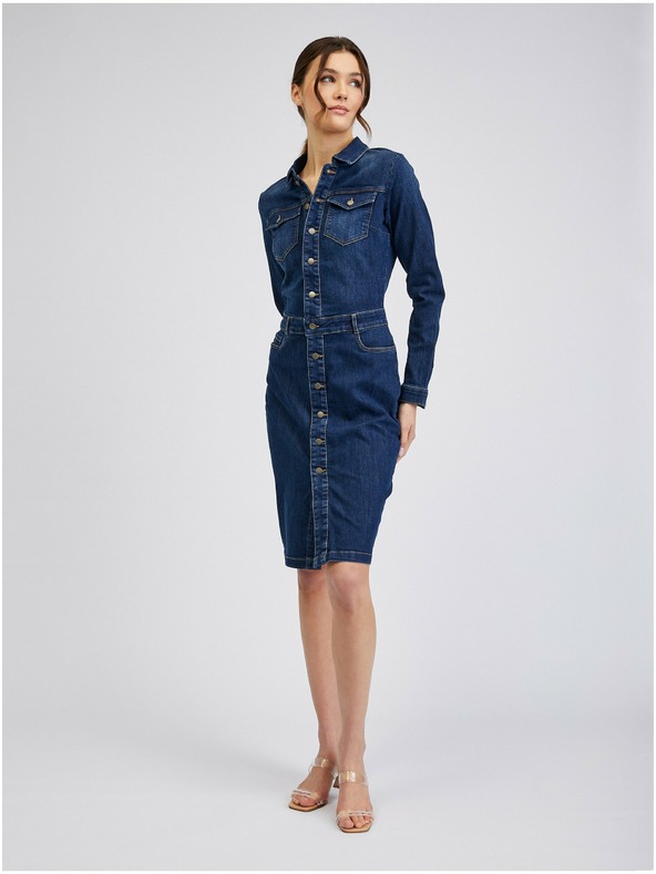 Orsay ORSAY sötétkék női farmerruha