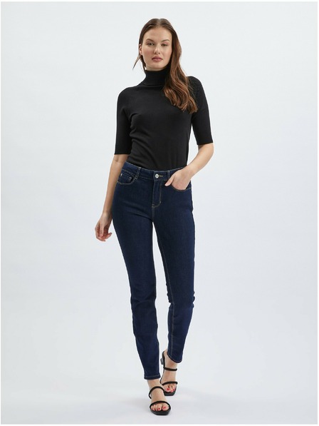 Orsay ORSAY sötétkék slim fit női farmer