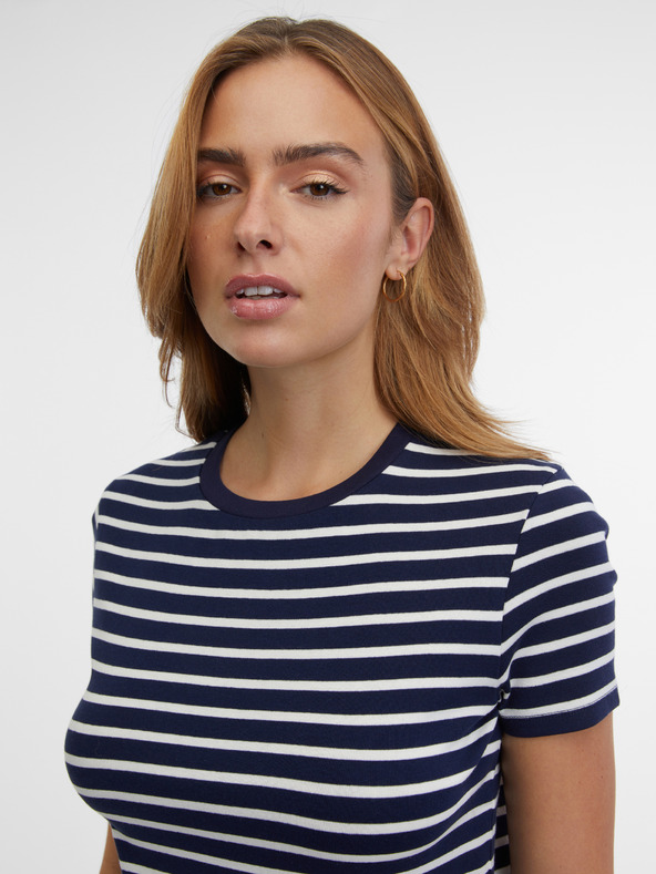 Orsay Sötétkék ORSAY női csíkos póló