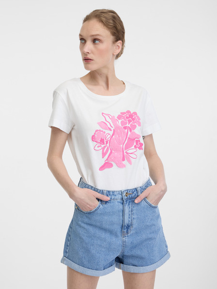 Orsay ORSAY fehér női rövid ujjú póló