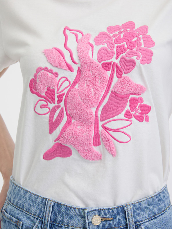 Orsay ORSAY fehér női rövid ujjú póló