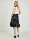 Orsay ORSAY fekete műbőr női szoknya