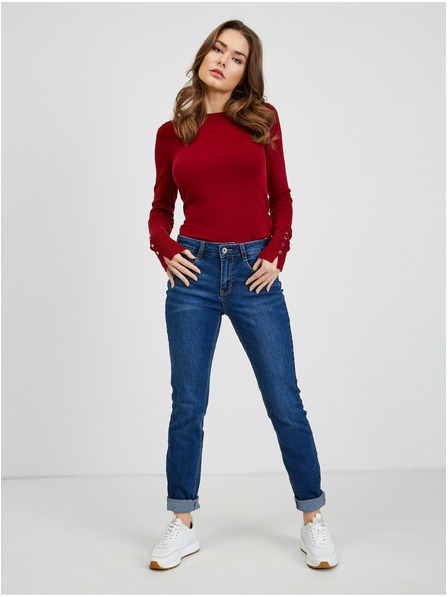Orsay ORSAY sötétkék slim fit női farmer