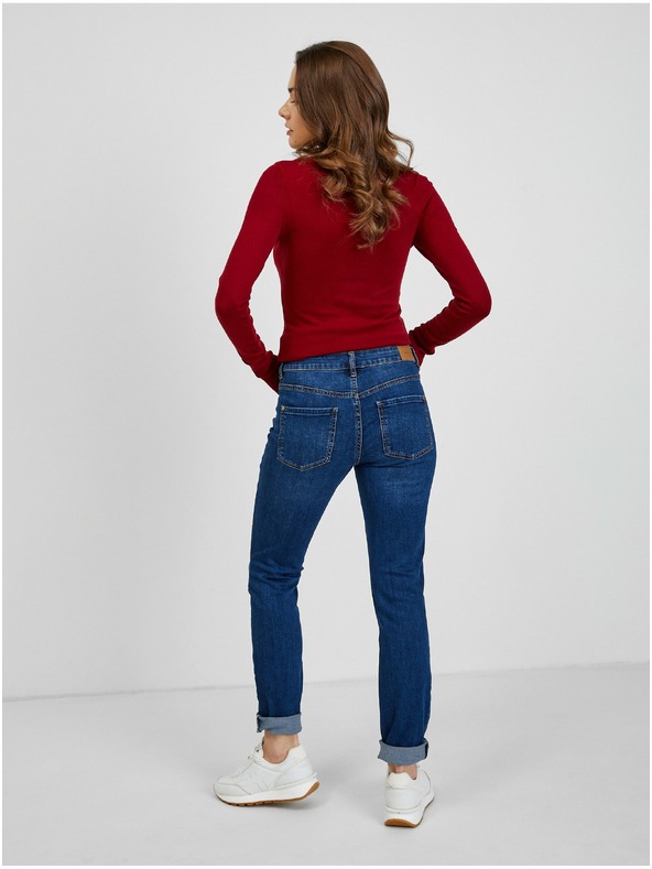Orsay ORSAY sötétkék slim fit női farmer