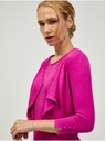 Orsay ORSAY sötétrózsaszín háromnegyedes ujjú rövid kardigán