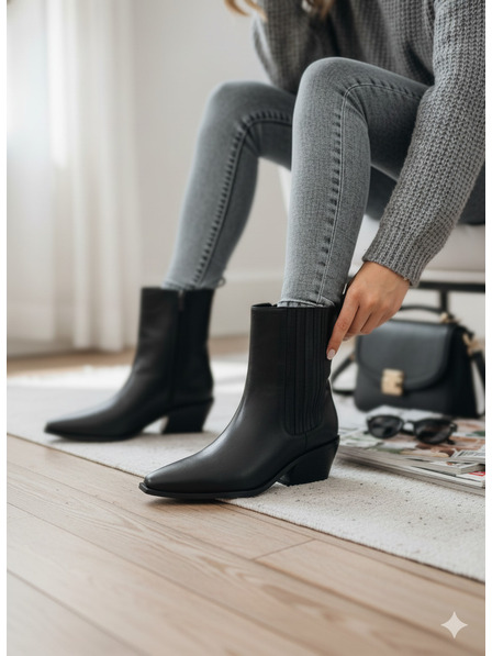 Orsay ORSAY fekete női téli cipő