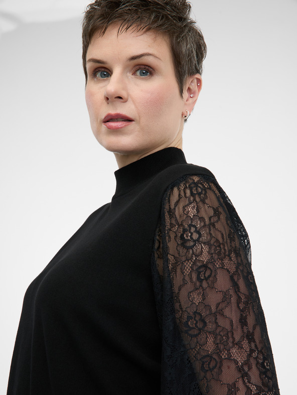 Orsay ORSAY fekete női térdig érő ruha