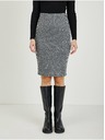 Orsay ORSAY fekete mintás női ceruzaszoknya