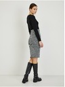 Orsay ORSAY fekete mintás női ceruzaszoknya