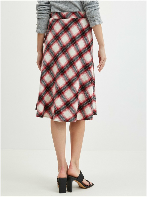 Orsay ORSAY piros kockás női szoknya