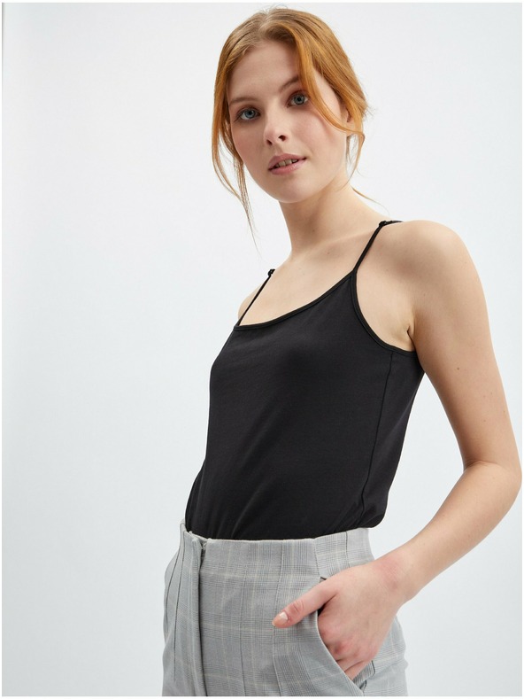 Orsay ORSAY világos szürke női kockás straight fit nadrág