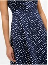 Orsay ORSAY sötétkék pöttyös ruha