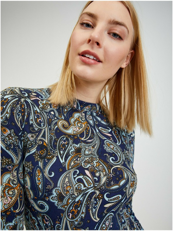 Orsay ORSAY sötétkék mintás női ruha