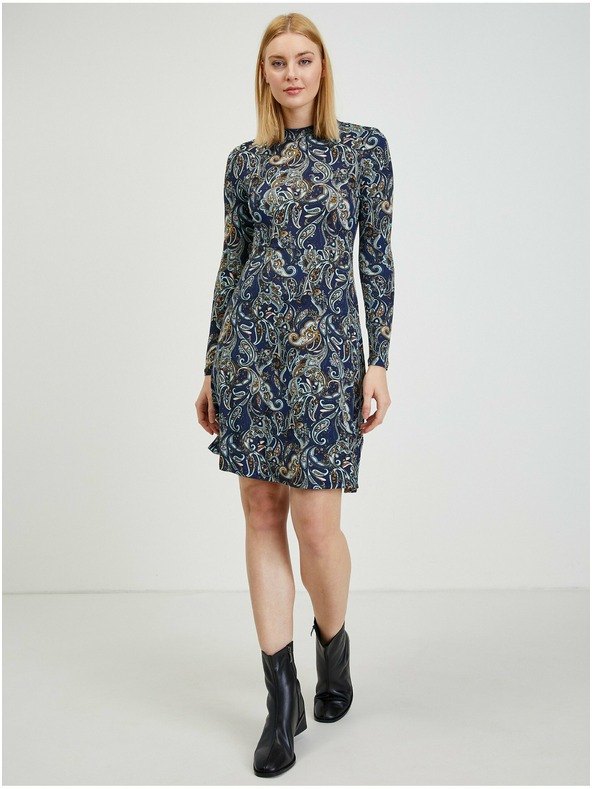 Orsay ORSAY sötétkék mintás női ruha