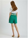 Orsay ORSAY zöld lenvászon női rövidnadrág
