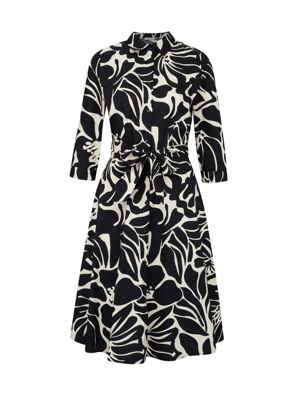 Orsay Fekete mintás női ing ruha ORSAY