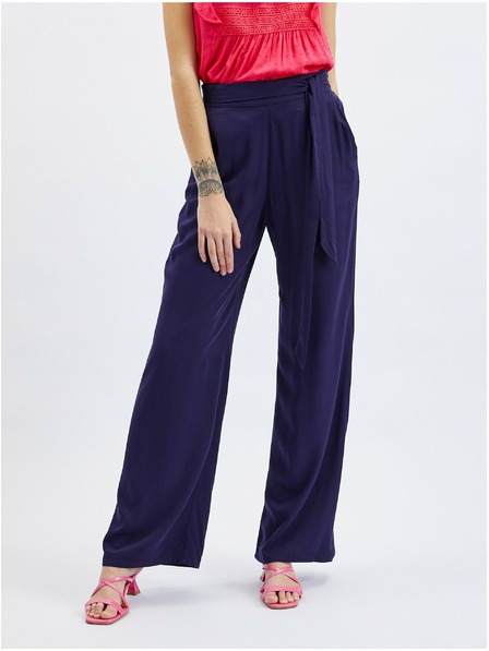 Orsay Sötétkék ORSAY női széles szárú nadrág
