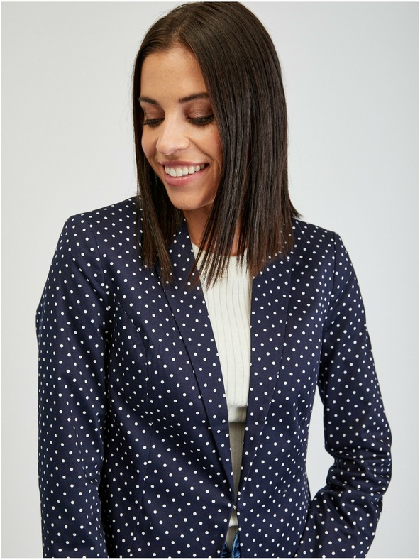 Orsay ORSAY sötétkék pöttyös női blézer