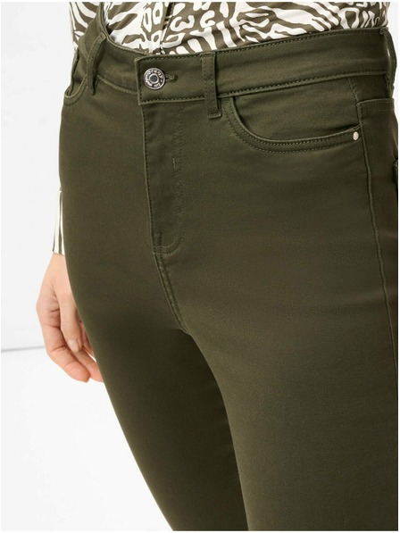 Orsay ORSAY khaki színű skinny fit nadrág