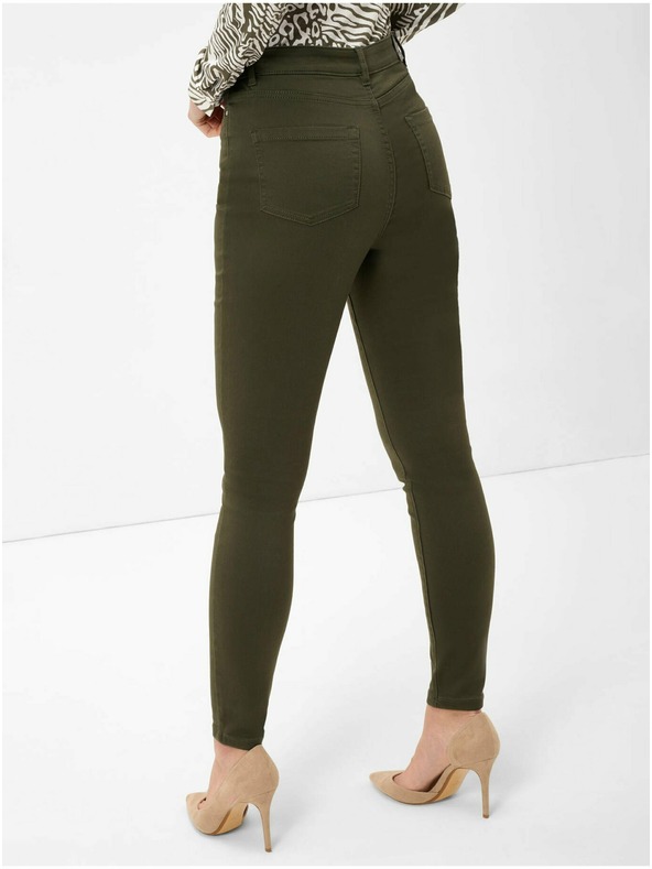 Orsay ORSAY khaki színű skinny fit nadrág