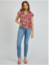 Orsay ORSAY piros mintás női blúz