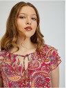 Orsay ORSAY piros mintás női blúz