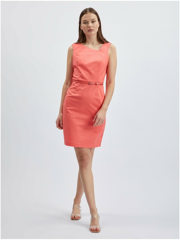 Orsay ORSAY korallszínű női tok ruha